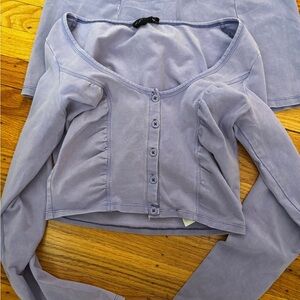 Urban Outfitters light Purple Bike Shorts Crop Style